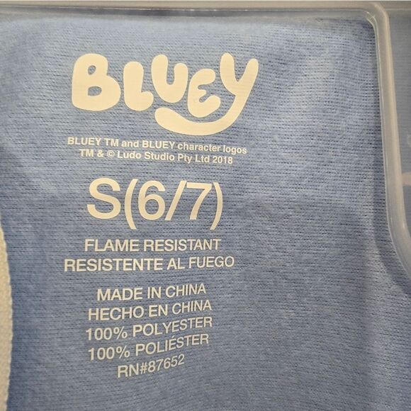Disney Bluey Union Suit Halloween Costume Pajama Bingo Dog Boy Girl Kid - Picture 4 of 9